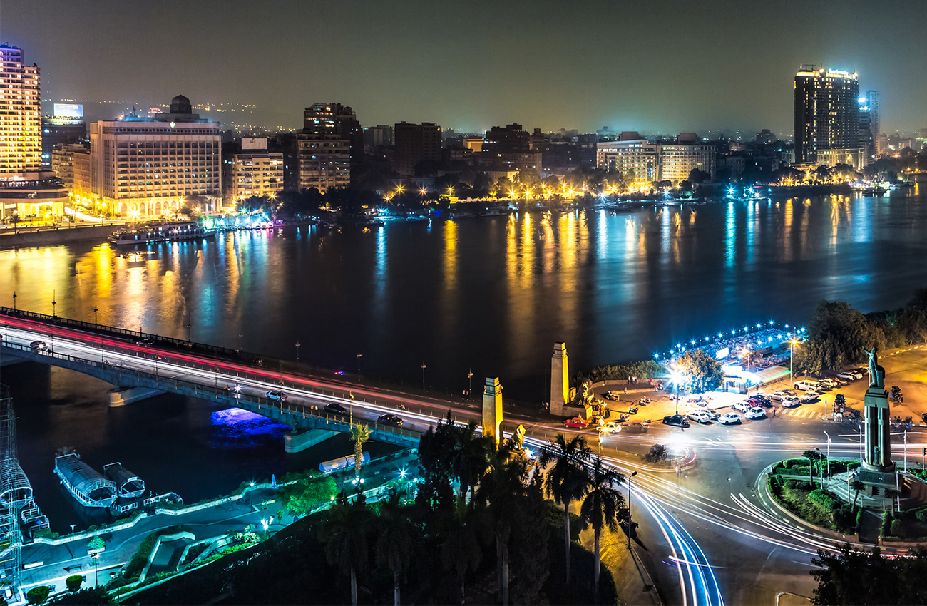 Cairo at the night in Egypt tour